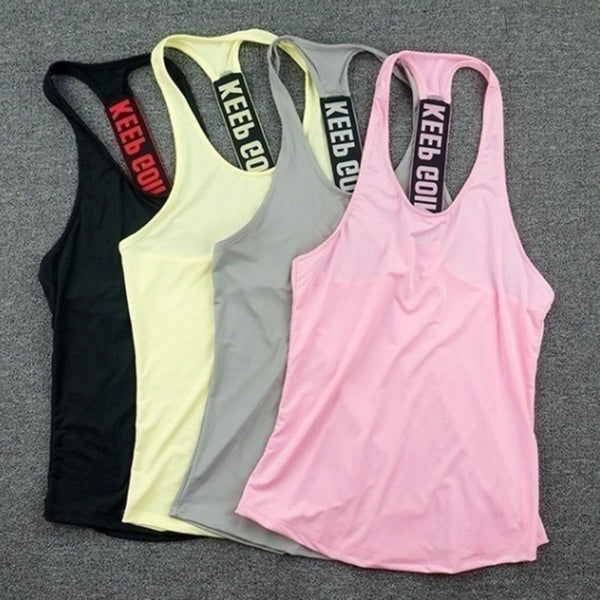 Women Yoga Top Gym Sports Vest Sleeveless Shirts Tank Tops Sport Top Fitness Women Running Clothes Singlets