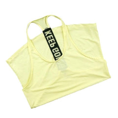 Women Yoga Top Gym Sports Vest Sleeveless Shirts Tank Tops Sport Top Fitness Women Running Clothes Singlets
