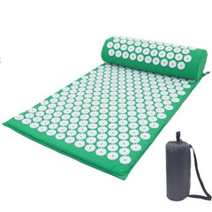 Yoga Massager Cushion Massage Acupuncture pad Yoga Mat Acupressure Relieve Back Body Pain Spike Mat with Pillow Yoga Equipment