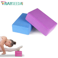 Rayseeda Women EVA Yoga Block Brick Fitness Training Body Shaping Accessory Sports Exercise Gym Foam Kids Learning Dancing Props