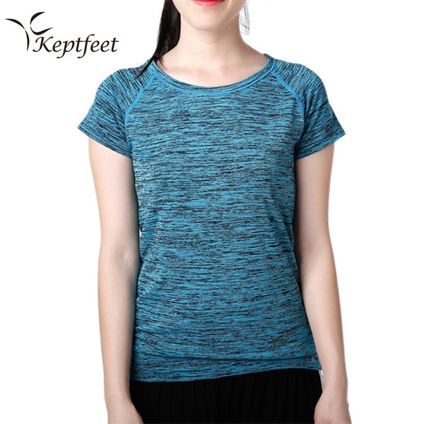 Women Quick Dry Sport Shirt,Professional Short Sleeve Breathable Exercises Yoga Top T-Shirts For Gym Running Fitness