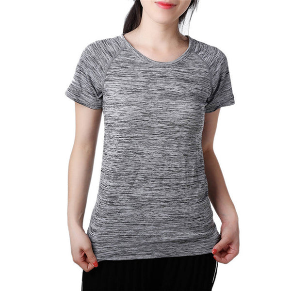 Women Quick Dry Sport Shirt,Professional Short Sleeve Breathable Exercises Yoga Top T-Shirts For Gym Running Fitness