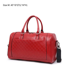 PU Leather Gym Bag Large Training Sports Bag For Men Women Travel Yoga Handbag Fitness Multifunction Shoulder Crossbody XA722WD