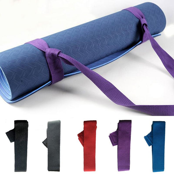 Adjustable Yoga Mat Belts Yoga Mat Shoulder Carrier Yoga Straps Exercise Stretch Yoga Belts Fitness Gym Sports Rope 183 *61cm