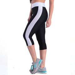 Women Sport Fitness Leggings Pants Side Puffs Elastic Hip Yoga Running Pant Tights Sports Leggings Gym for Girls Plus Size