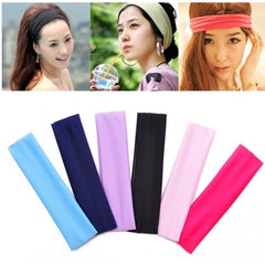 Yoga Hair Bands Sport Elastic Headband Sports Yoga Accessory Dance Biker Wide Headband Stretch Ribbon Cotton Hairband