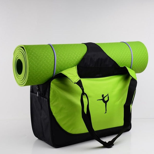 48*24*16cm High-capacity Yoga Mat Backpack Canvas Waterproof Yoga Bag Sports Fitness Bags (No Yoga Mat)