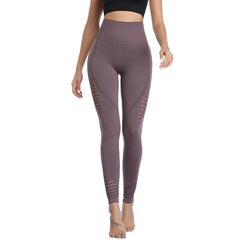 Women Yoga Pants Sportswear Stretchy Fitness Leggings Seamless Tummy Control Tights Pants High Waist Running Pants Gym Pants